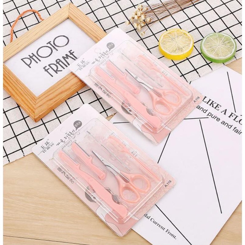 Bộ Kit 5 món Tỉa Cạo Lông Mày Cho Nữ