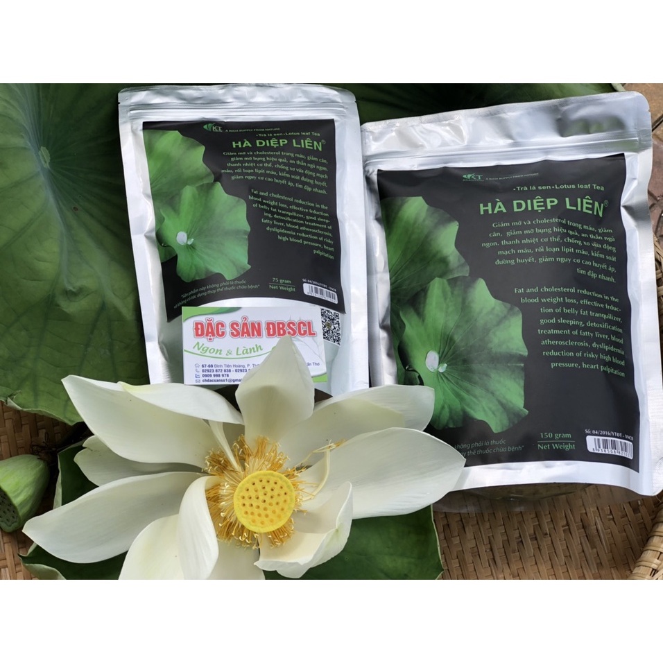 Trà lá sen HÀ DIỆP LIÊN (Đồng Tháp)
