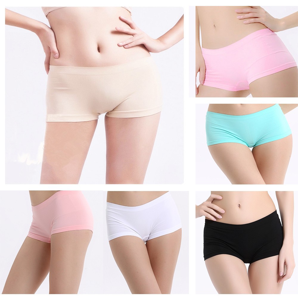 Quần lót boxer an toàn nhiều màu tùy chọn kiểu quyến rũ cho nữ