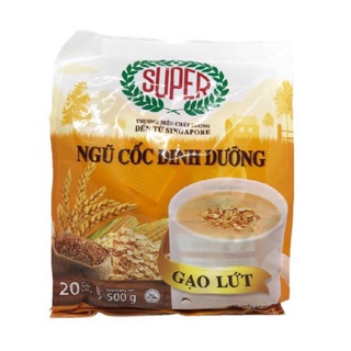 NGŨ CỐC DINH DƯỠNG GẠO LỨT SUPER 500G