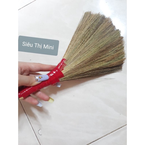 Chổi Cỏ Mini Quét Bếp Bàn Thờ