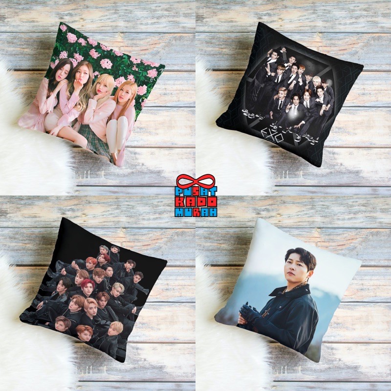 Gối Sofa Hình Nghệ Sĩ Hàn Quốc Độc Đáo 🇰🇷 Mô Hình Ca Sĩ Hàn Quốc BTS/ NCT/ NCT/Yo Joong Ki/ Cha Eun Woo/ Blackpink/Go/Gi-G40