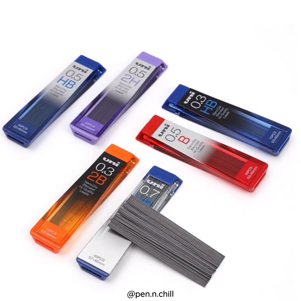 Ruột Bút Chì Kim Cao Cấp Uni Nano Dia - Cỡ ngòi 0.3mm/0.5mm/0.7mm