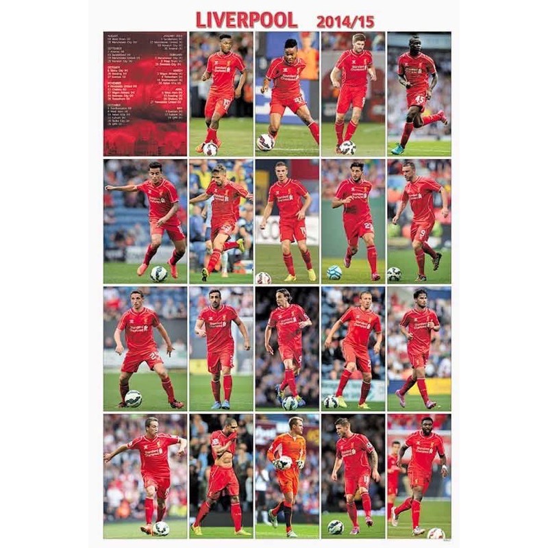 Poster Liverpool Thiên Nga Đỏ