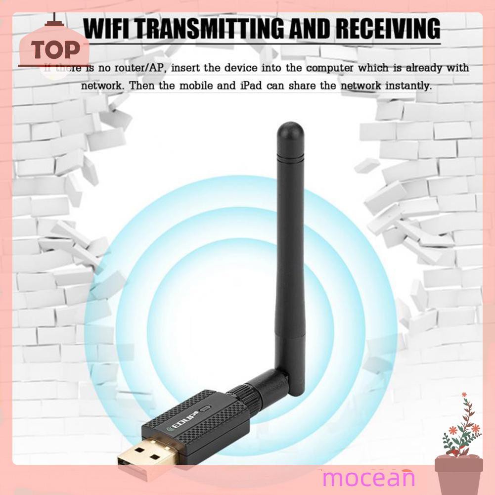 Mocean Usb Wifi + Bluetooth 4.2 600mbps 2.4 / 5ghz Thẻ | BigBuy360 - bigbuy360.vn