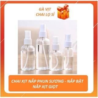 Chai lọ xịt phun sương / chai lọ nắp bật , nắp xịt giọt
