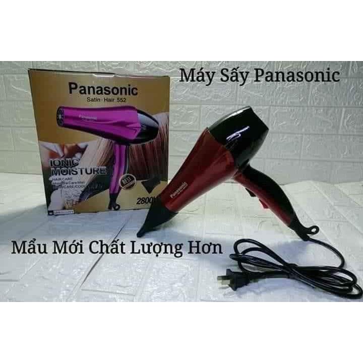 Máy sấy tóc Panasonic– Công suất: 2800w– Máy có chế độ thổi 2 chiều nóng lạnh.– Luồng gió thổi khỏe, chạy êm.