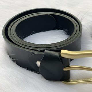 Thắt Lưng Nam [CAO CẤP] Da Bò Thật 100% Đốt Không Cháy ( Khóa Cài Khuy 2 Màu )