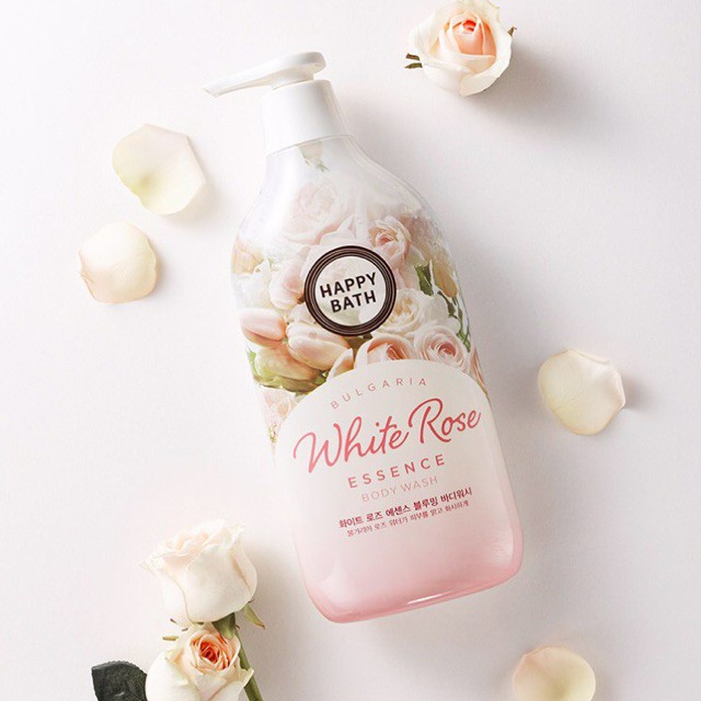 Sữa tắm Happy Bath White Rose Essence Body Wash