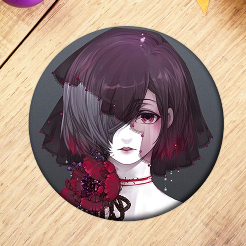 Sawadik 2020 New Arrivals Anime Tokyo Ghoul Brooch Pins Pins Cosplay Badge Kaneki Ken Badge Accessories