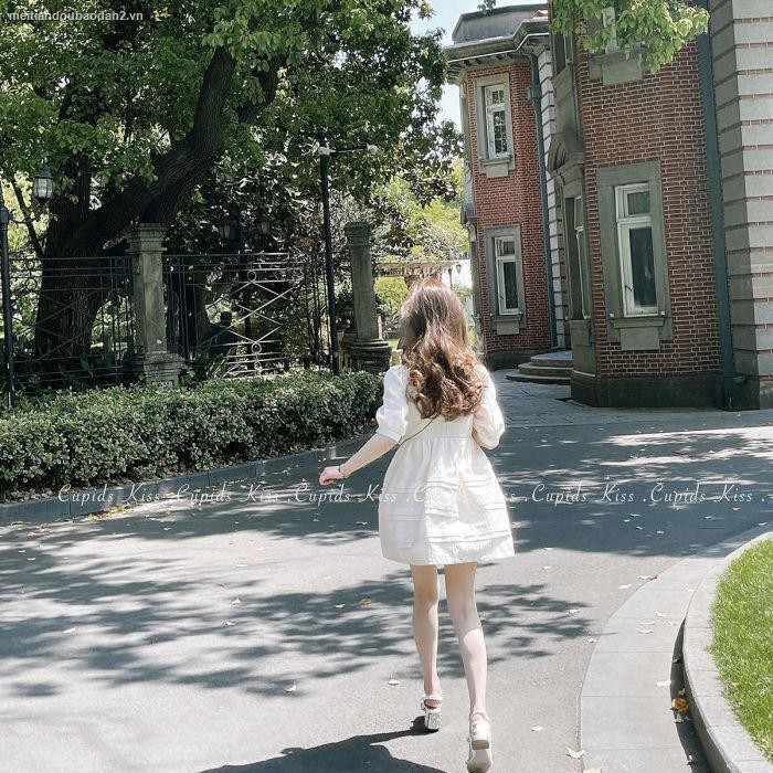 Đầm chiết eo thời trang mùa hè trẻ trung phong cách mới 2021 cho nữ | BigBuy360 - bigbuy360.vn