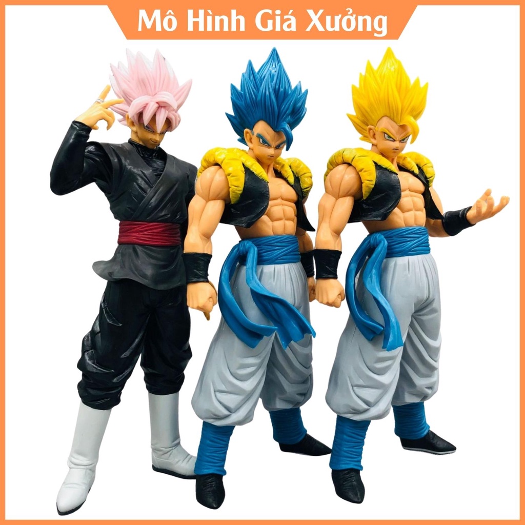 Mô hình Dragon Ball Songoku Black  Gogeta tóc xanh ,tóc vàng hàng siêu chất cao 32cm , figure mô hình 7 viên ngọc rồng