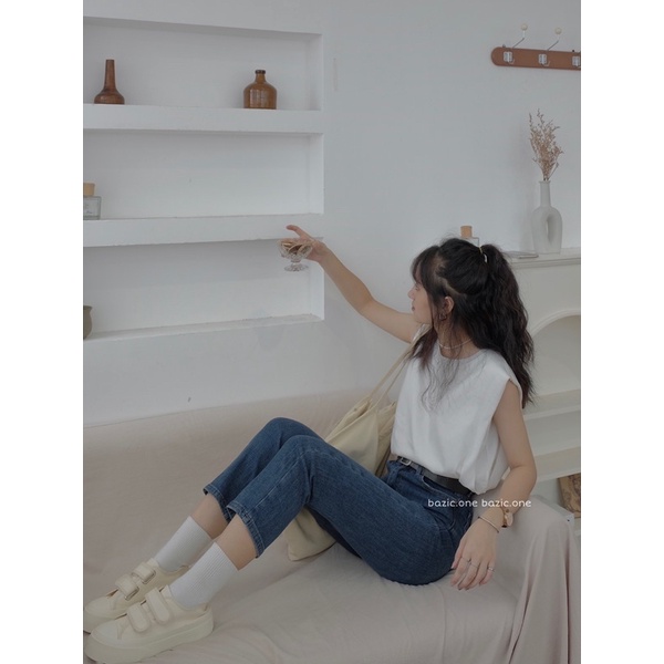 Quần jeans ôm form 9 tấc Bazic one
