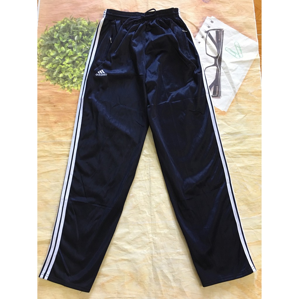 Quần thể dục nam nữ học sinh dài ba sọc trắng | BigBuy360 - bigbuy360.vn