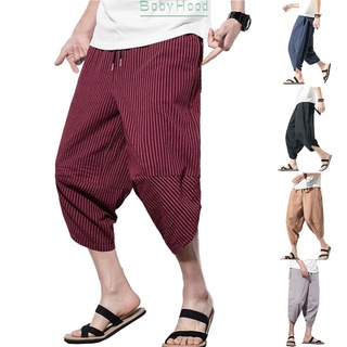 Men harem capri pants wide leg pants baggy loose yoga plus size striped bloomers fvjkdx gcvonx nnapmoq mptqtjyw#bbhood
