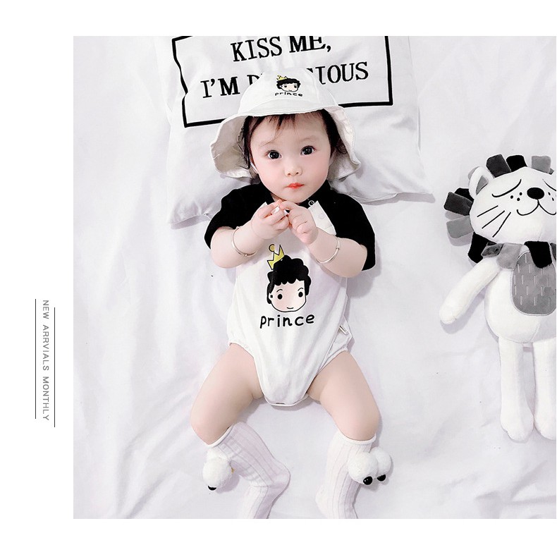 Set Body chip Prince & Princess kèm Mũ siêu cool cho bé