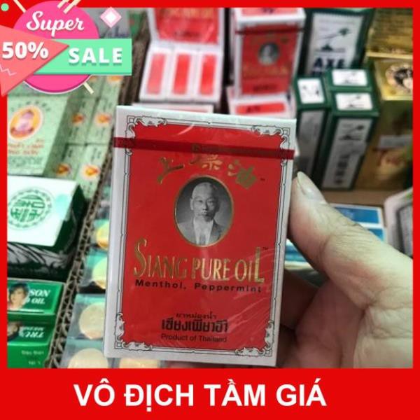 Dầu gió Thái Lan đỏ, trắng SIANG PURE OIL 3cc , 7cc