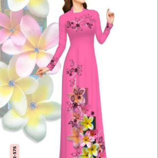 Vải áo dài in 3D ( lụa nhật, tằm ý)