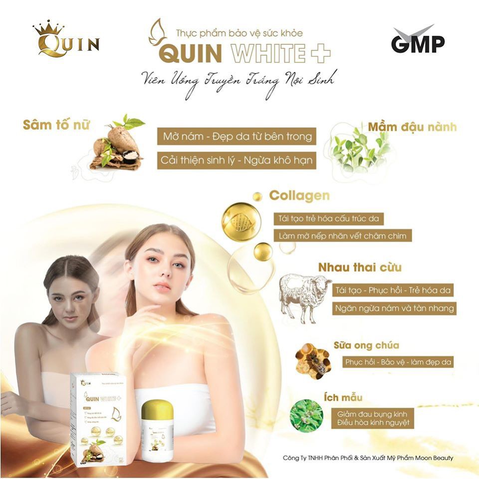 Viên Uống Nội Tiết Tố Nữ Quin White +