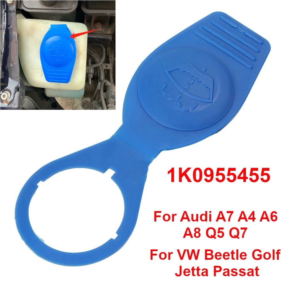 Nắp Bình Chứa Nước Rửa Kính Chắn Gió Cho VW Golf CC Jetta Tiguan Audi A3 A4 A6 Q5 Q7 TT