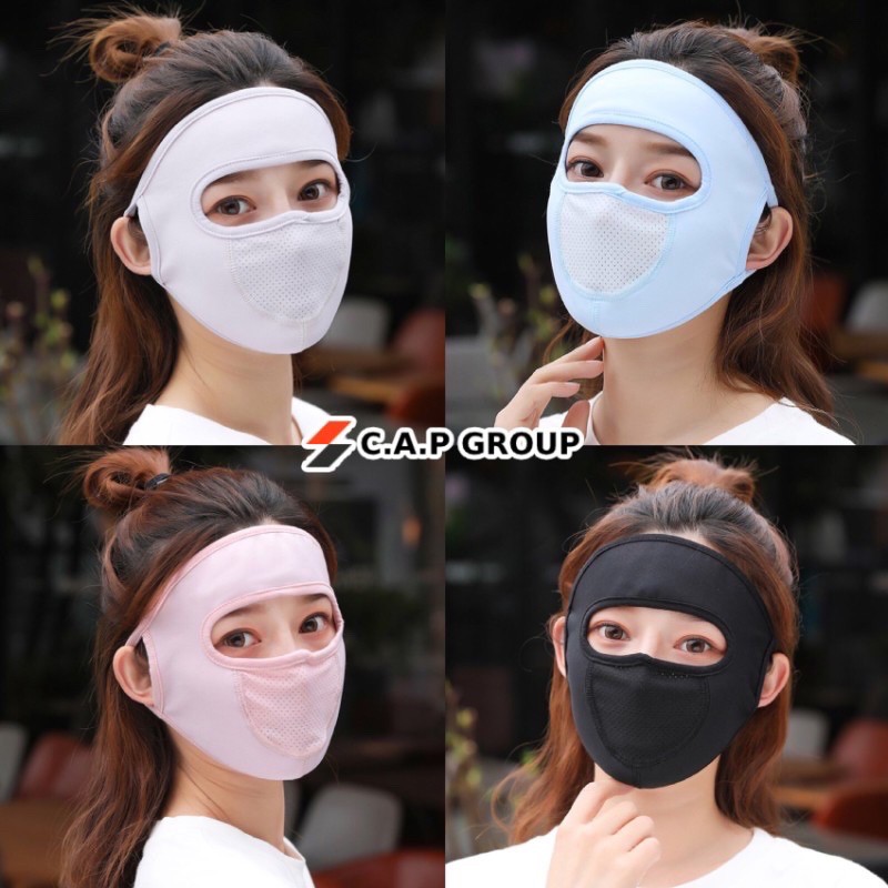 Khẩu trang vải mùa hè, che kín mặt, chống nắng,chống tia uv
