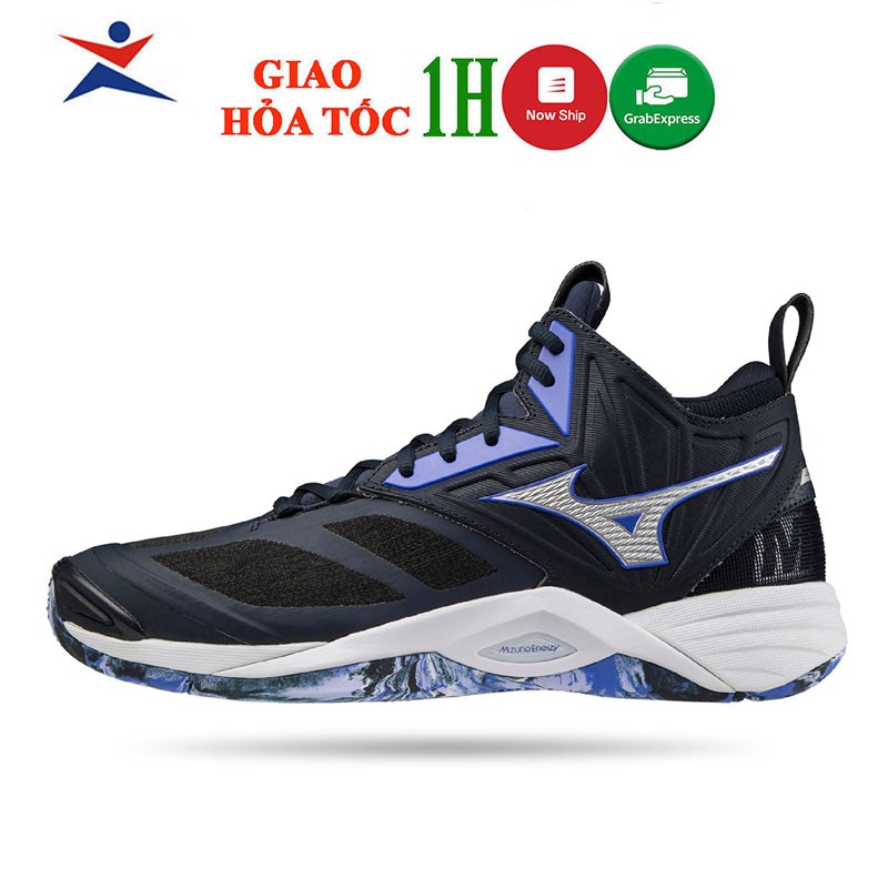 Giày bóng chuyền ,giày cầu lông MIZUNO WAVE MOMENTUM 2 MID V1GA211702 mẫu mới