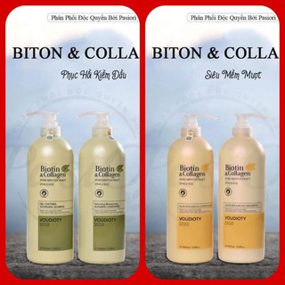 Bộ gội xả biotin❤freeship❤dầu gội biotin phục hồi hư tổn cho tóc 1000ml