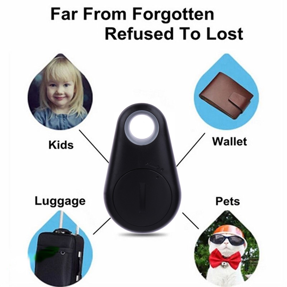 Smart Bluetooth Tracer Pet Child Kid GPS Locator Tag Alarm WalletKeyTraer