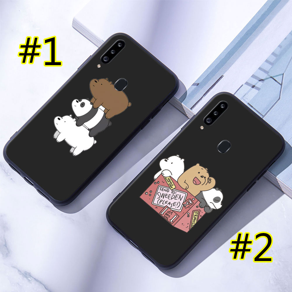 Ốp Điện Thoại In Hình Gấu Dễ Thương Cho Samsung Galaxy A10 A20 A30 A50 A10s A20s A30s A50s