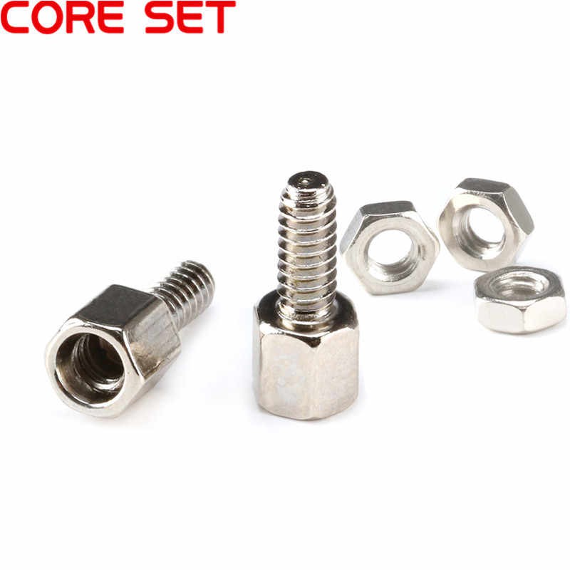 10 bộ Ốc lục giác DB9, DB15, DB25, RS232 VGA chất liệu INOX không rỉ