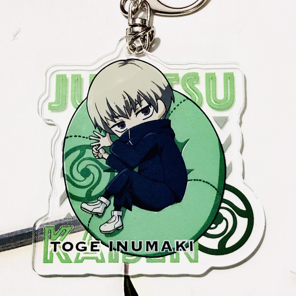 ( Mica trong acrylic ) Móc khóa JUJUTSU KAISEN Chú Thuật Hồi Chiến ver NẰM ĐỆM anime chibi xinh xắn