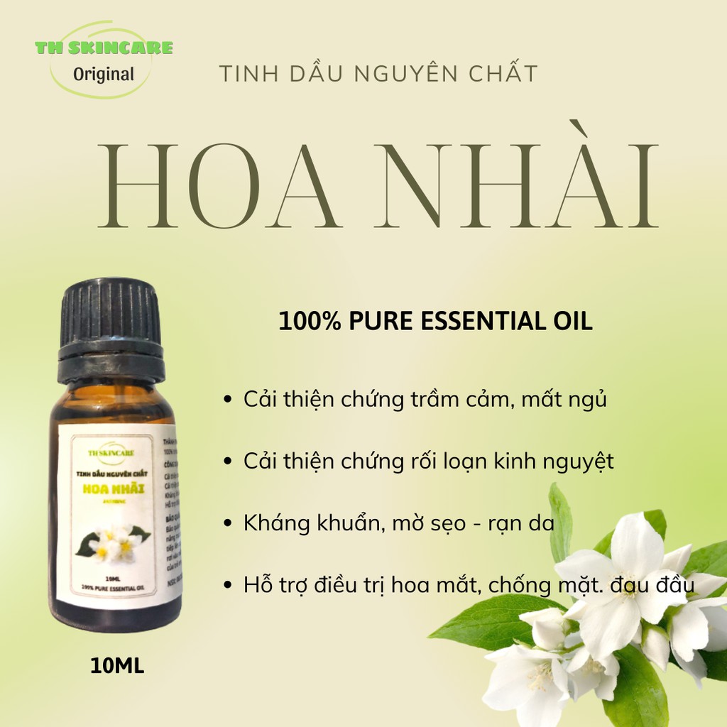 Tinh Dầu Thơm Phòng TH Skincare 10ml - 100% Thiên Nhiên Nguyên Chất