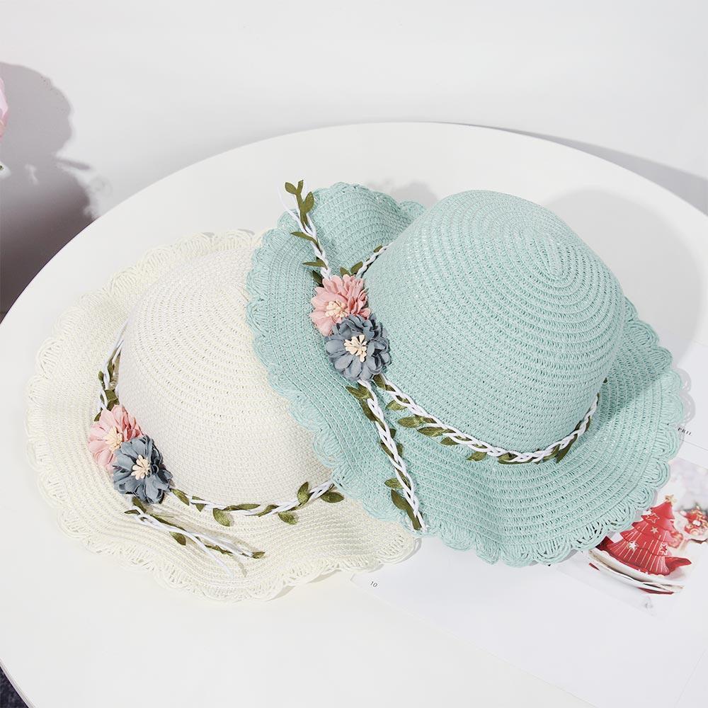 Mũ Rộng Vành Che Nắng Đi Biển In Hoa Dễ Thương Cho Bé