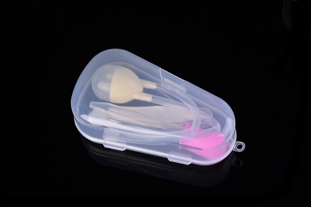 Set 3 món gồm hút mũi, cọ ống hút mũi/ống bón, gắp dáy tai, rỉ mũi cho bé