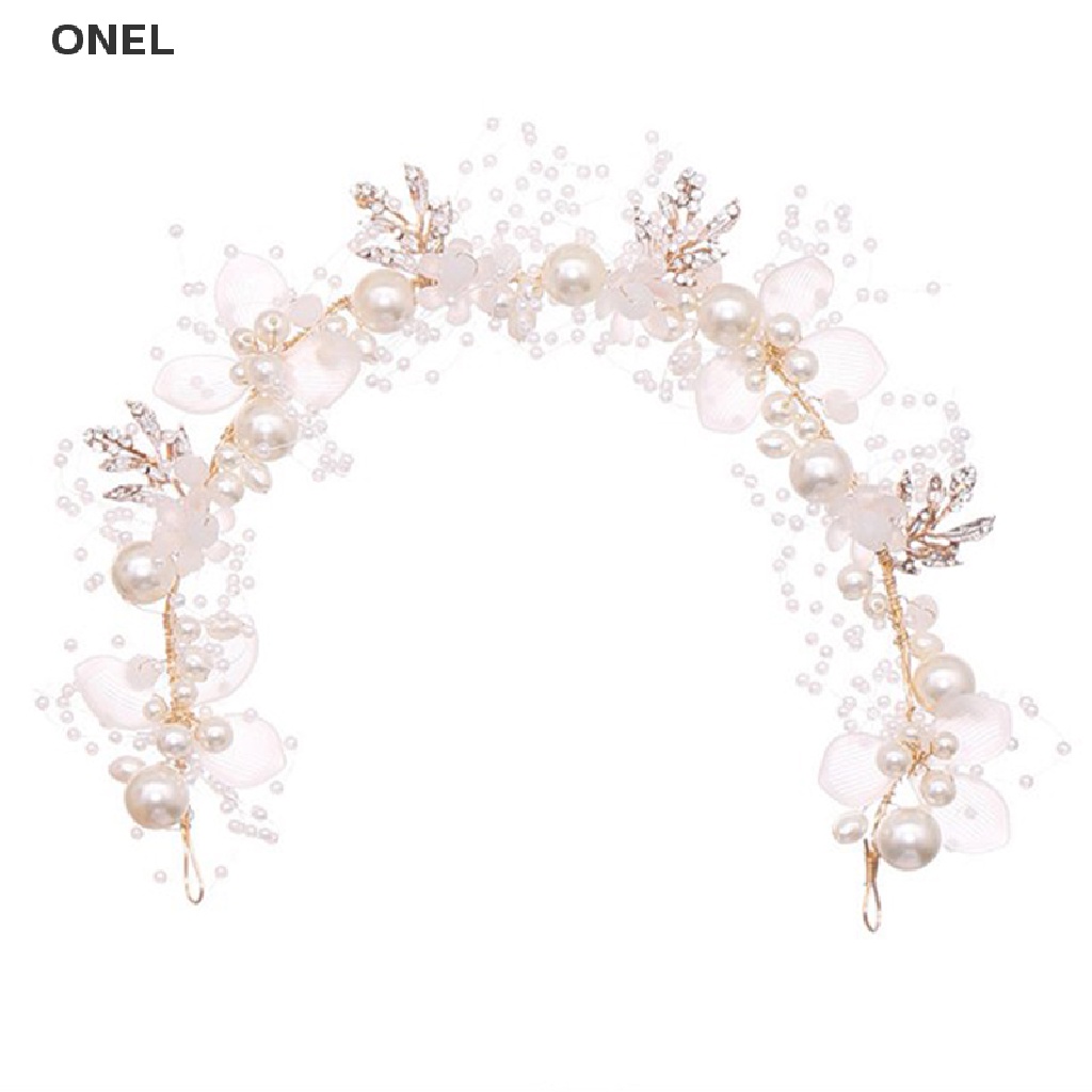 Cài tóc cô dâu đính hoa/ngọc trai giả