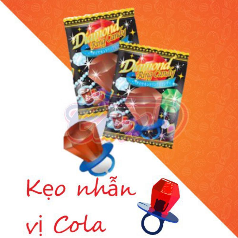 Kẹo mút nhẫn kim cương Nhật Bản