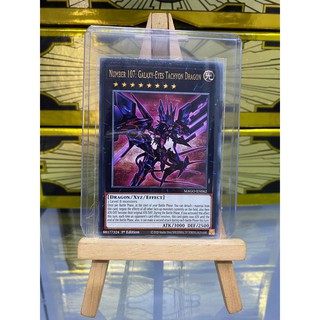 Lá bài thẻ bài Yugioh Number 107 Galaxy Eyes Tachyon Dragon - Rare - Tặng bọc bài nhựa bảo quản