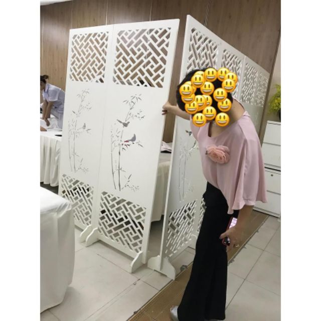 [ SALE SẮM TẾT 2021] Bình Phong Trúc Phong Thủy( giá báo trên 1 cánh kèm chân)- IG481 | BigBuy360 - bigbuy360.vn