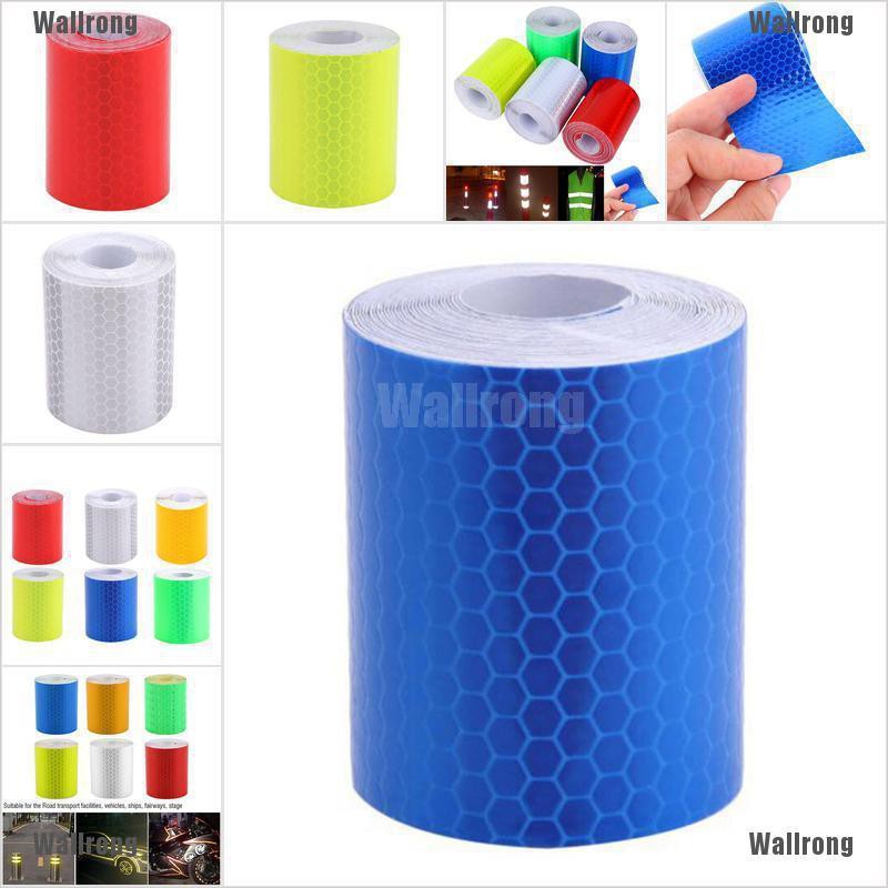 Cuộn băng keo dán phản quang cảnh báo an toàn cho xe hơi xe tải 1m*5cm | BigBuy360 - bigbuy360.vn