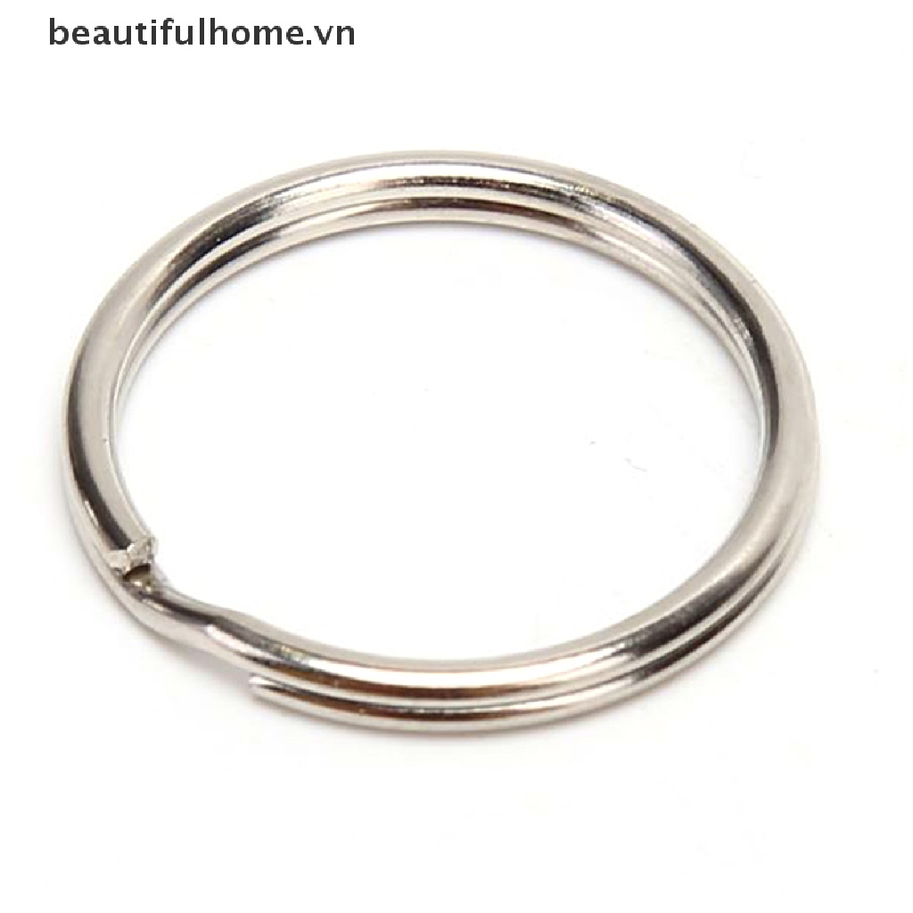 Set 100 vòng kim loại gắn móc chìa khóa