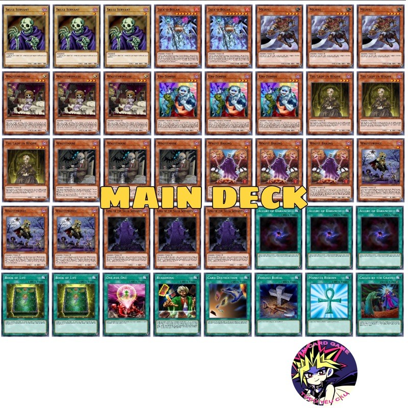 [ BÀI IN YUGIOH ] SKULL SERVANT META 2020 DECK 70 Lá