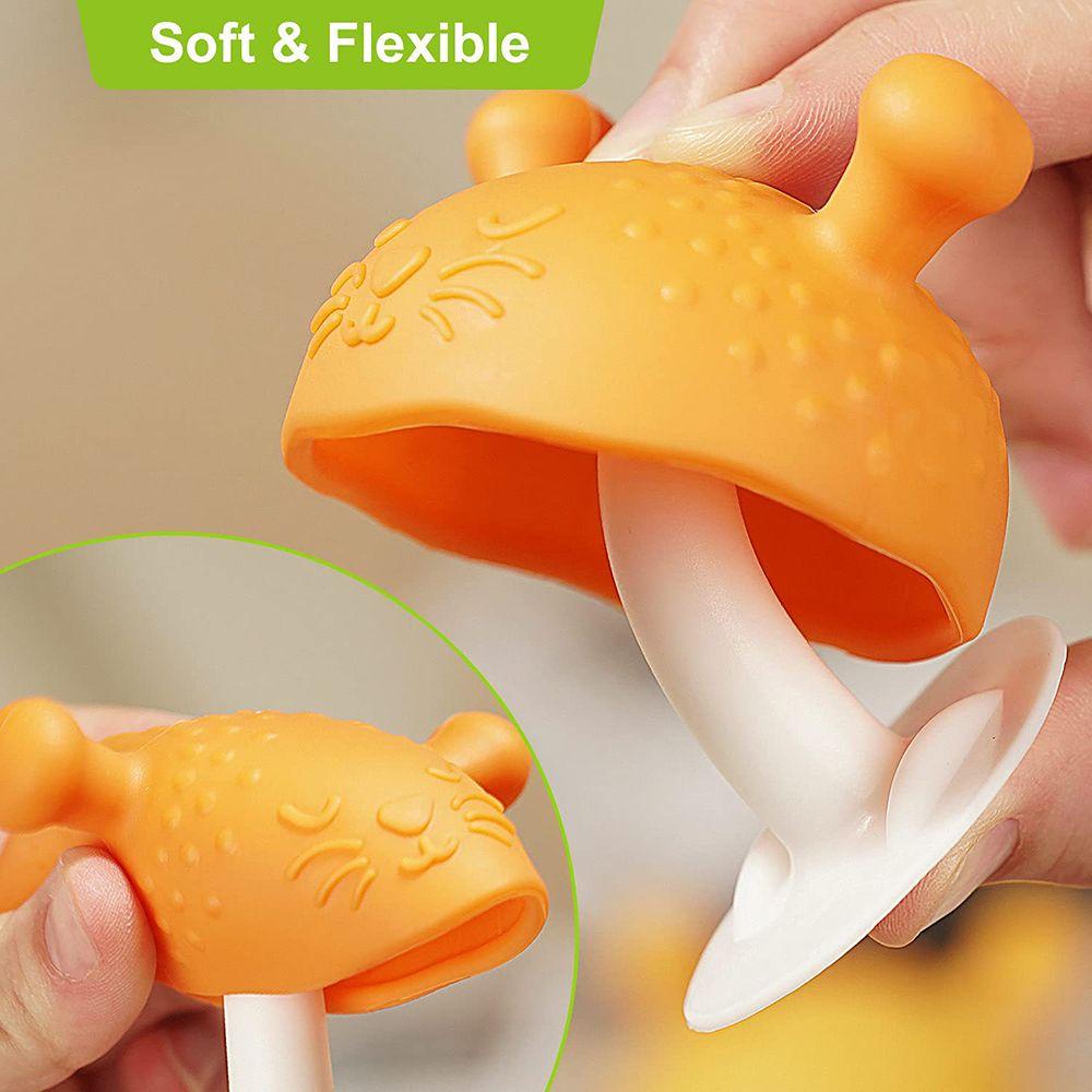 NIUYOU Đồ Chơi GặM NướU HìNh BàN ChảI ĐáNh Răng BằNg Silicone Cho Bé