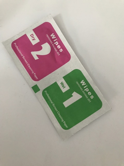 Combo keo chống hở viền &amp; miếng lau màn hình