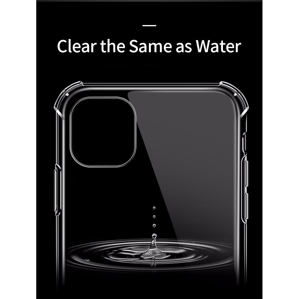 Ốp điện thoại TPU silicon mềm trong suốt chống sốc cho iPhone 12 11 Pro Max XR X XS Max 6 6s 7 8 Plus 5 5s