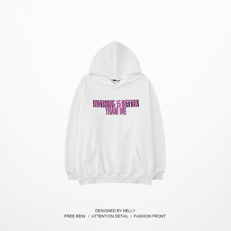 [NY0066] Áo hoodie nelly lót lông in hình "Nothing is better than me" áo nỉ (NELLY) | BigBuy360 - bigbuy360.vn