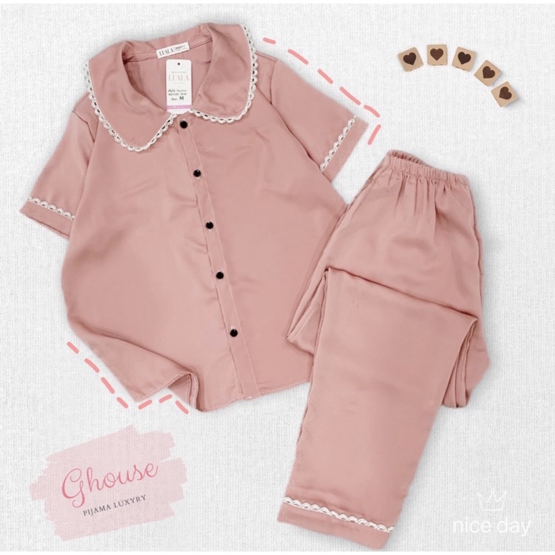 Đồ Ngủ Pijama Lụa Satin Tay Ngắn Siêu Xinh, Cộc Dài Mềm Mịn, Độc Lạ Khó Tìm, Sanh Chảnh Hàn Quốc