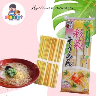 Mì Soumen rau củ NhậT cho bé 7m+