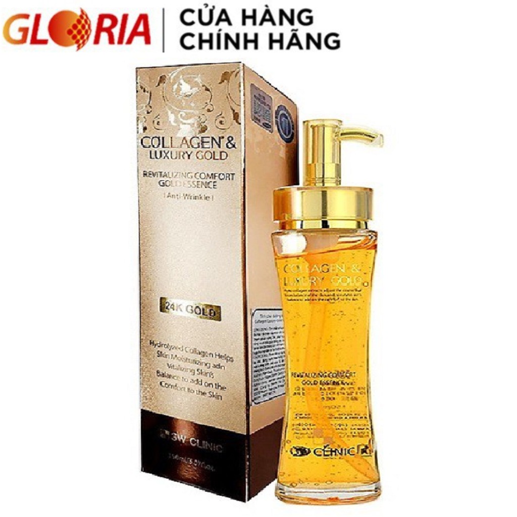 Serum Vàng Collagen Luxury Gold Chống Lão Hóa Và Dưỡng Trắng 3W Clinic Hàn Quốc 150ml