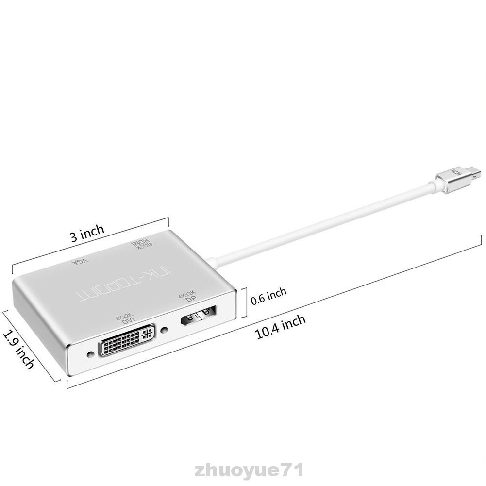 Bộ Chuyển Đổi Mini Displayport Sang Hdmi / Vga / Dvi / Dp 4 Trong 1 Cho Macbook | BigBuy360 - bigbuy360.vn