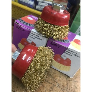 Combo 2 chổi cước 75mm đánh rỉ